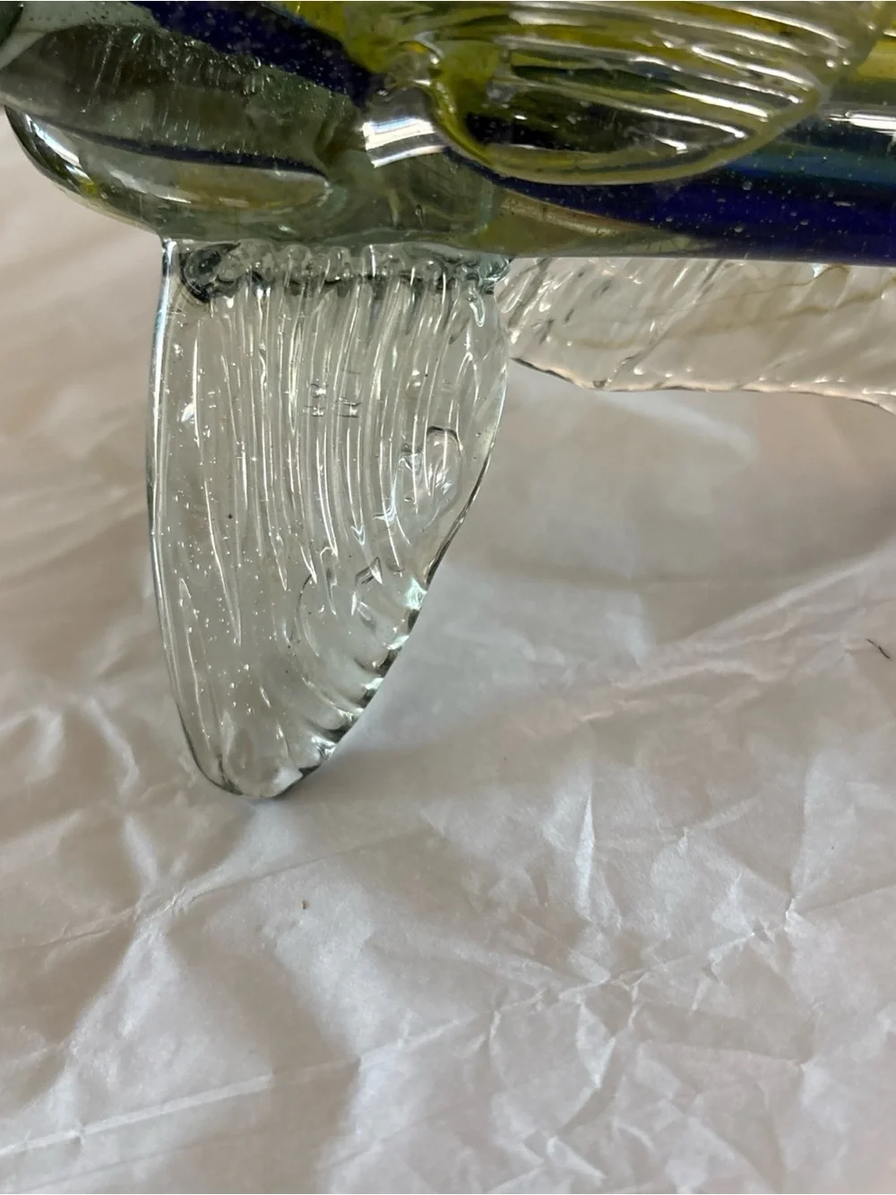 Hand Blown Glass Marlin ? Fish. EUC